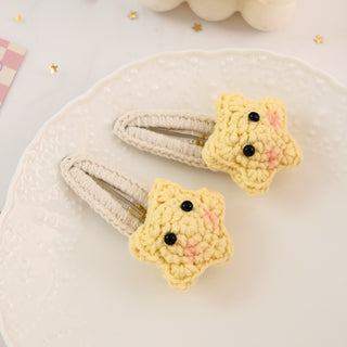 Hair Clip Bow and Star