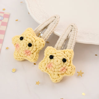 Hair Clip Bow and Star