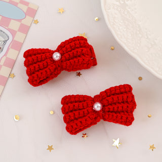 Hair Clip Bow and Star