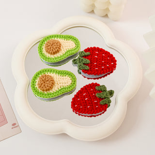 Hair Clip Strawberry and Avocado