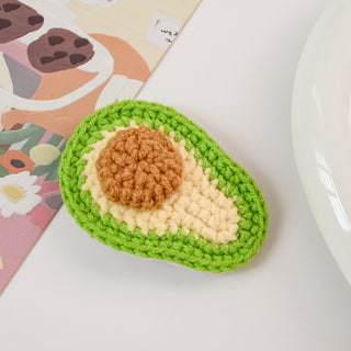 Hair Clip Strawberry and Avocado