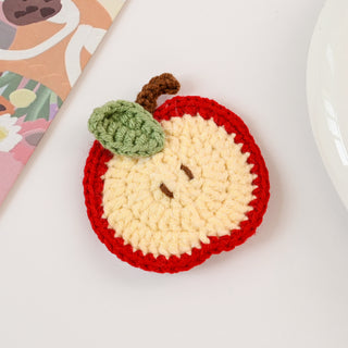 Fruits Crochet Hair Clips Bundle for Girls