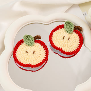 Hair Clip Apple and Carrot