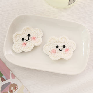 Hair Clip Cloud and Rainbow