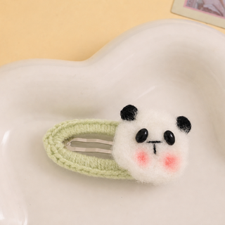Animal Cuties Crochet Hair Clips Bundle for Girls