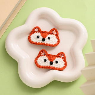 Hair Clip Fox and Star rainbow