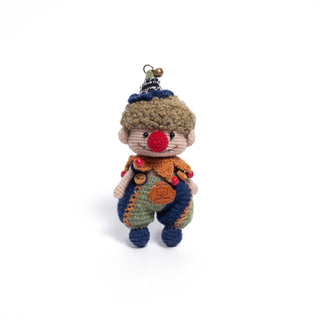 Shetland wool Amigurumi Bag Charm - Happy Vanilla Crochet