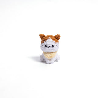 Polite Bib Crochet Cat Collection - Happy Vanilla Crochet