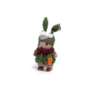 Shetland wool Amigurumi Bag Charm - Happy Vanilla Crochet