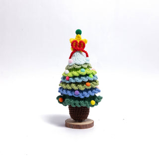 Christmas Tree Tabletop Decor - Christmas Collection - Happy Vanilla Crochet