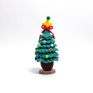 Christmas Tree Tabletop Decor - Christmas Collection - Happy Vanilla Crochet