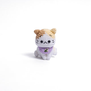 Polite Bib Crochet Cat Collection - Happy Vanilla Crochet