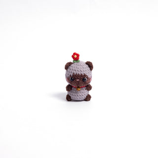 Whimsical Flower Cat - Happy Vanilla Crochet