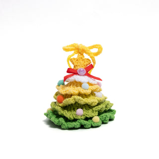 Christmas Tree Tabletop Decor - Christmas Collection - Happy Vanilla Crochet