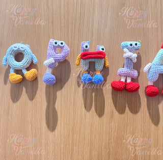 Lettres Alphabet Amis au crochet fait main - de A à Z - Cadeau parfait / Initiales du nom