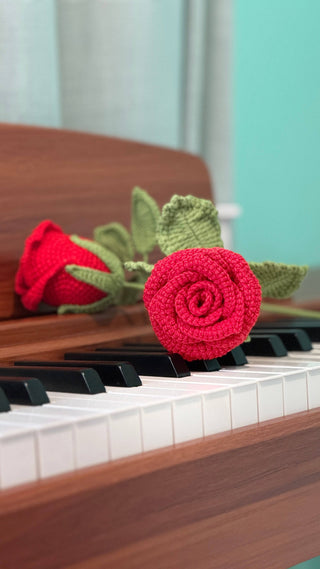 Handmade Crochet Rose Bouquet - A Unique and Everlasting Gift