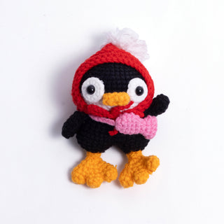 Cute Fashionable Crochet Penguin - Happy Vanilla Crochet