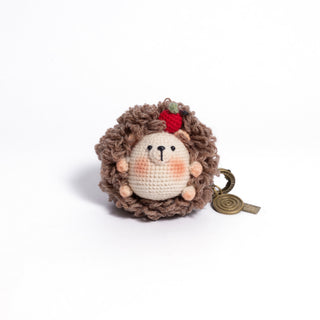 Shetland wool Amigurumi Bag Charm - Happy Vanilla Crochet