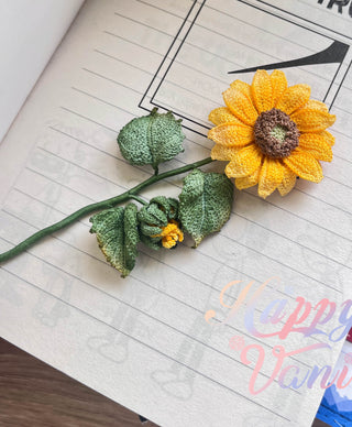 Blooms Bookmark Micro-crocheted : Where Tiny Stitches Tell a Big Story