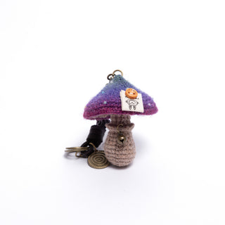 Shetland wool Amigurumi Bag Charm - Happy Vanilla Crochet