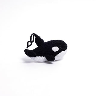 Handmade Crochet Orca Whale - Happy Vanilla Crochet