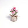 4 Pink Roses Pot XL