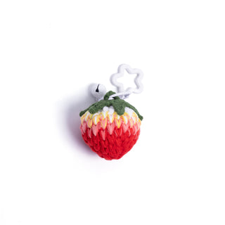 Strawberry Bag Charm —Wimbledon Limited Edition - Happy Vanilla Crochet