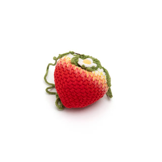 Strawberry bag and bag charm — Wimbledon Limited Edition - Happy Vanilla Crochet