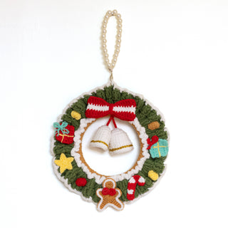 Jolly Jingle Christmas Wreaths - Christmas Collection - Happy Vanilla Crochet
